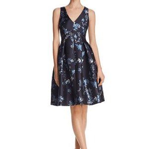 Eliza J Floral Jacquard Dress